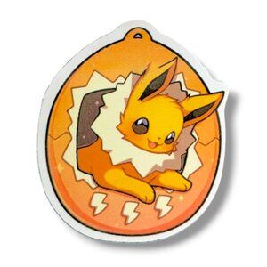 Anime Pokemon Vinyl Sticker (KK22): Jolteon Game Console 1.5 in.